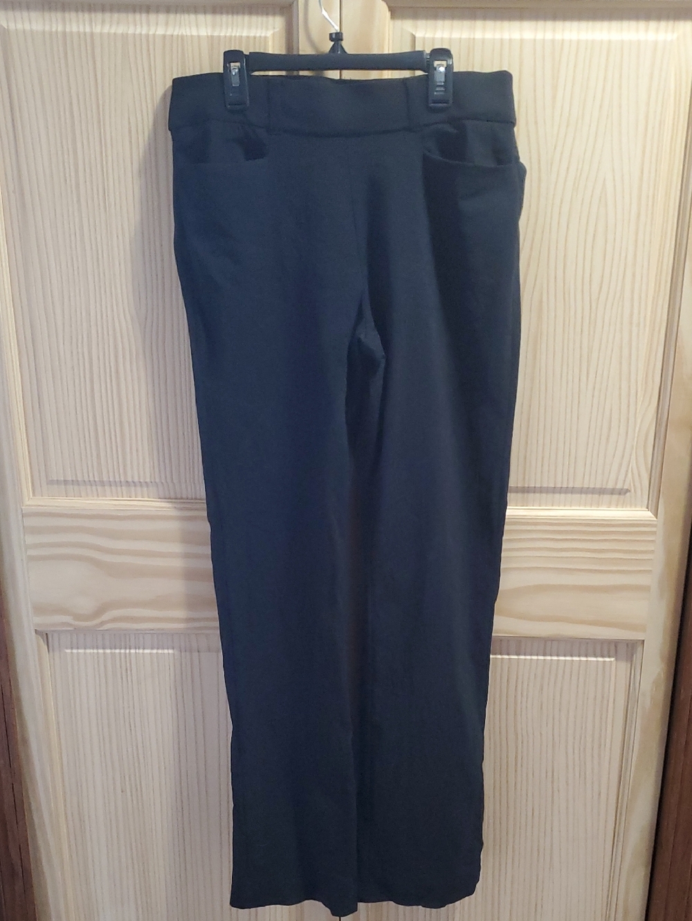 Maurices Black Straight-Leg Pull-On Pants